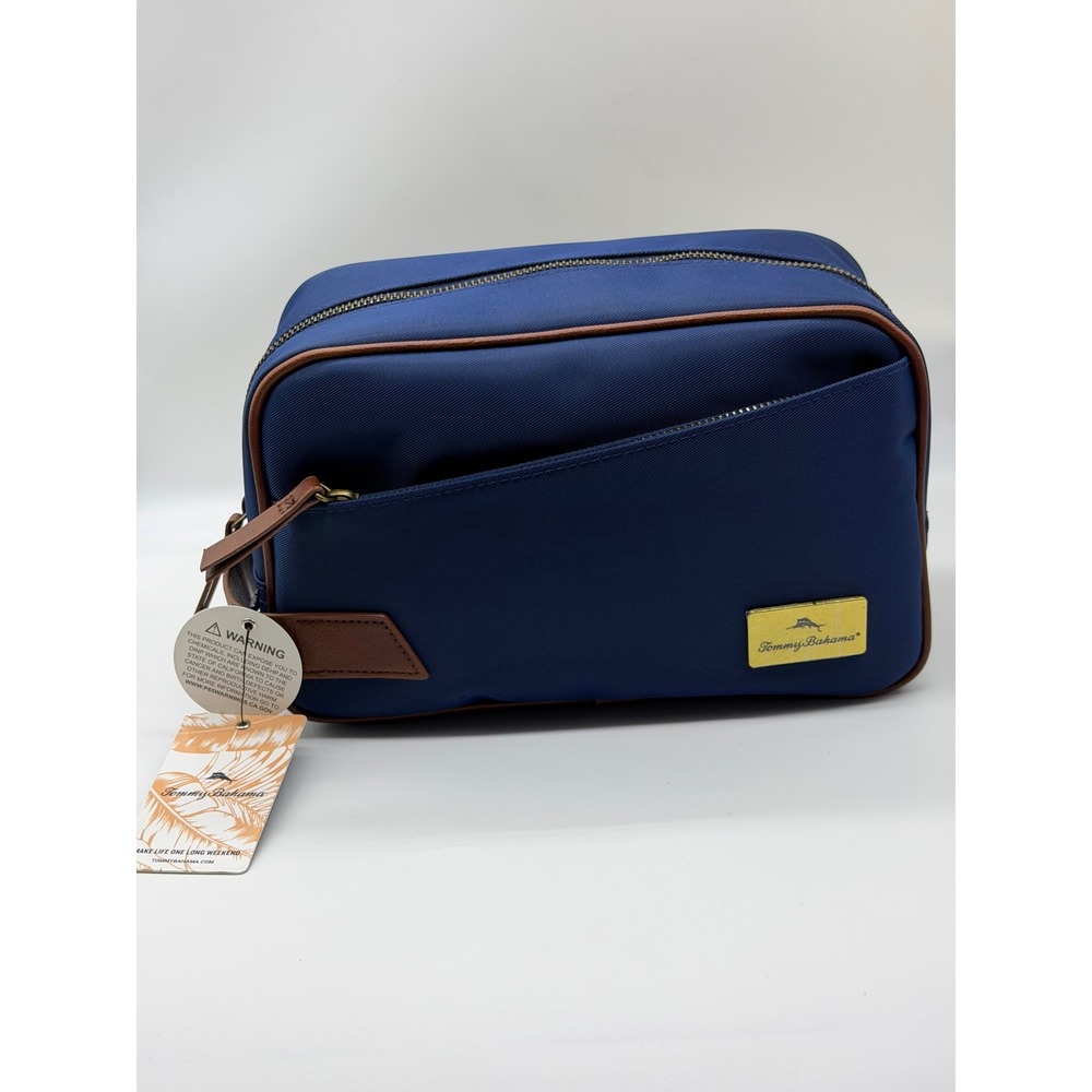 NWT Tommy Bahama Men's Travel Cosmetic Dopp Kit Toiletry Bag